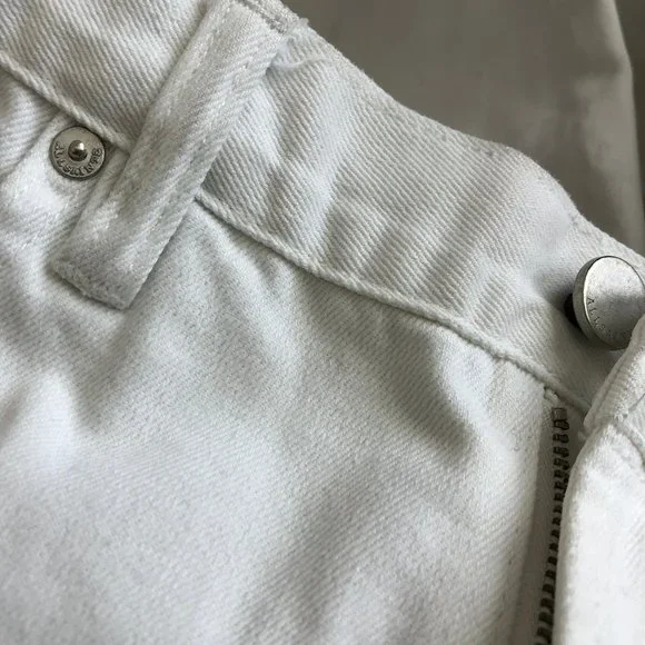 AllSaints Jasper Denim Jeans Cropped Ankle Zip - Picture 9 of 12